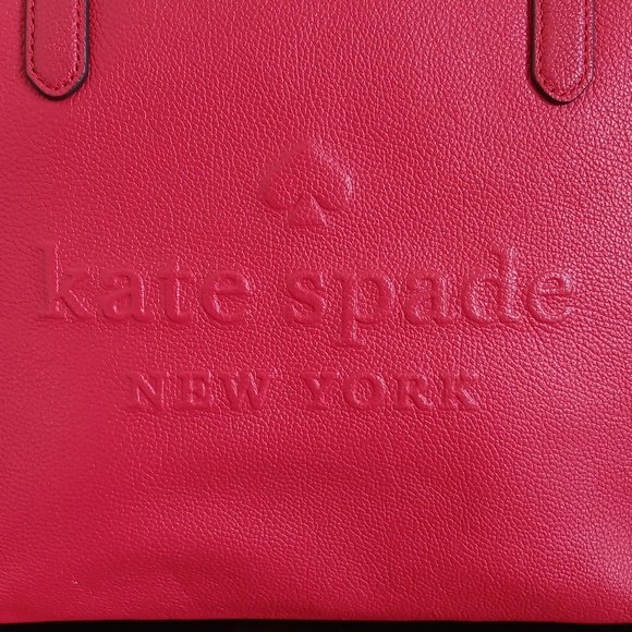 Kate Spade Tote | Shoulder Bag with Embossed Logo - Picture 2 of 7